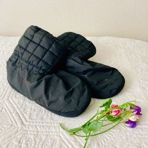 russian pointe - black dance warm-up boots